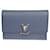 Louis Vuitton Capucines Azul marino Cuero  ref.1127295