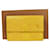 Louis Vuitton Porte-monnaie Gelb Leder  ref.1127437