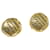 CHANEL Cambon Earring Metal Gold Tone CC Auth bs9649  ref.1127698