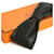 Hermès Headband de couro cinza escuro na caixa  ref.1127785