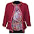 Chanel 14A RASPBERRY JACKET & MATCHING BLOUSE SET FR 38 Multiple colors Silk Wool  ref.1127830