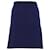 Diane Von Furstenberg Falda plisada hasta la rodilla en poliéster azul marino  ref.1127997
