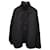 Balenciaga-Jacke mit hohem Kragen und Reißverschluss aus schwarzem Polyester  ref.1128037