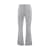 Autre Marque Pantaloni formali dal taglio basso grigio chiaro Lana  ref.1128062