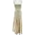Autre Marque NON SIGNE / UNSIGNED  Dresses T.International S Linen Cream  ref.1128176
