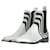 PACO RABANNE  Boots T.eu 43 leather Silvery  ref.1128246