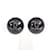 Chanel Boucles d'oreilles à tige en cristal CC AB7368 Plastique Noir  ref.1128309