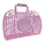 Fendi Recycled Basket Bag 8BH389 Purple Leather Pony-style calfskin  ref.1128326