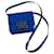 Fendi Karligraphy Blue Patent leather  ref.1128545
