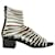 Chanel Sandálias gladiadoras pretas com detalhes em pérolas artificiais Preto  ref.1128567