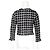 Timeless Chanel Chaqueta de tweed y encaje en blanco y negro - vista 3