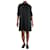 Autre Marque Vestido camisero negro - talla UK 14 Lino  ref.1128667