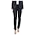 Loro Piana Black tailored trousers - size UK 10 Wool  ref.1128672