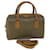 GUCCI Micro GG Canvas Boston Bag PVC Leather 2way Beige Auth th4135  ref.1128723