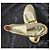 Yves Saint Laurent Espadrilles Cob Gold aus Leder Golden - Ansicht 11