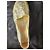 Yves Saint Laurent Espadrilles Cob Gold aus Leder Golden - Ansicht 13
