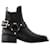 Chelsea Biker Ankle Boots - Ganni - Leather - Black  ref.1128866
