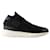 Y3 Baskets Qasa - Y-3 - Cuir - Noir  ref.1129045