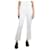 Frame Denim Calça jeans flare branca de cintura alta - tamanho UK 12 Branco Algodão  ref.1129068