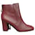 Claudie Pierlot p ankle boots 36 New condition Dark red Leather  ref.1129076