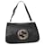 GUCCI Interlocking Shoulder Bag Leather Black 115746 Auth ki3687  ref.1129116