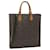 LOUIS VUITTON Monogram Sac Plat Hand Bag M51140 LV Auth yk9149 Cloth  ref.1129197