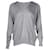 Alexander Wang V-neck Sweater in Grey Wool  ref.1129244