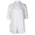 Blusa com painéis Zimmermann Ticking em algodão branco  ref.1129249