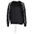 Chloé Chloe Lace Sleeve Sweater in Black Wool  ref.1129251