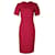 Roland Mouret Midi Dress in Pink Wool  ref.1129286