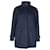 Loro Piana Funnel-Neck Over Coat in Blue Cashmere Wool  ref.1129296