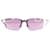 Chanel Lunettes de soleil à visière violettes  ref.1129322