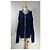 Autre Marque Y/Project Strickjacke mit Kette und Rüschen aus Wolle Marineblau - Ansicht 5