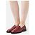 Mocassini Palmer Sleek Stuart Weitzman in pelle rosso scuro Bordò - vista 7