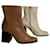 Autre Marque Ankle Boots Beige Camel Leather  ref.1129360