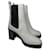 Longchamp ankle boots Bianco Pelle verniciata  ref.1129367
