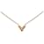 Louis Vuitton Gold Essential V Halskette Golden Metall Vergoldet  ref.1129397