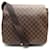 LOUIS VUITTON BASTILLE HANDBAG DAMIER CANVAS N45258 EBENE MESSENGER BAG Brown Cloth  ref.1129696