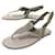 Hermès HERMES SHOES GRAY LEATHER SANDALS 42 GRAY LEATHER SANDALS SHOES Grey  ref.1129707