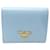 PRADA WALLET IN BLUE SAFFIANO LEATHER CARD HOLDER CARD HOLDER WALLET  ref.1129727