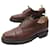 PARABOOT DERBY SHOES AZAY GRIFF 39 BROWN LEATHER SHOES  ref.1129778