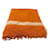 Hermès TELO MARE HERMES YATCHING MODELLO GRANDE H102503ASCIUGAMANO MORA FAUVE Arancione Cotone  ref.1129781
