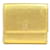 Loewe Anagram Dourado Couro  ref.1130059