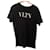 T-shirt Valentino unisexe Coton Noir Blanc  ref.1130074