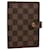 LOUIS VUITTON Damier Ebene Agenda PM Day Planner Cover R20029 LV Auth 58840  ref.1130160