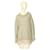 Punto de lana gris Riani con. Jersey Plumas de Avestruz Talla superior 44 EUR  ref.1130256