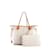 Neverfull Sacs à main LOUIS VUITTON T.  Cuir Blanc  ref.1130481