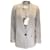 Peserico Beige / Blazer in lino a un bottone con dettagli in rilievo e gioielli in argento Biancheria  ref.1130517