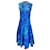 Autre Marque Marni Azul Azul 2022 Vestido de popeline de algodão estampado floral  ref.1130603
