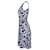 Vestido midi feminino Tommy Hilfiger sem mangas com estampa floral em viscose azul Fibra de celulose  ref.1130761